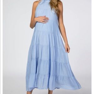 Pink Blush Maternity long dress